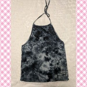 Tye-dye low back American Eagle Crop